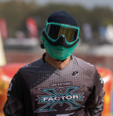 JT Paintball Goggle Proflex SE - ICE Series - Xfactor Teal w/chrome lens