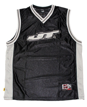 JT Paintball Basketball Jersey - Black/Grey