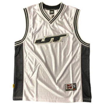 JT Paintball Basketball Jersey - White/Black