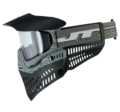 JT Proflex Mask - SE Bandana Goggle - w/Clear Lens - Grey