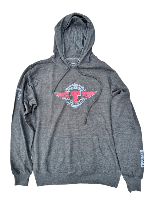 Tippmann Winged Hoodie - Charcoal Grey