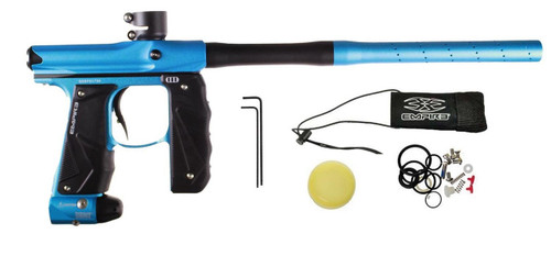 Empire Mini GS Electronic Paintball Gun - Aqua / Black