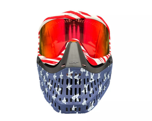 JT Proflex Mask - LE Team USA Patriotic w/ Red Chromatic Lens