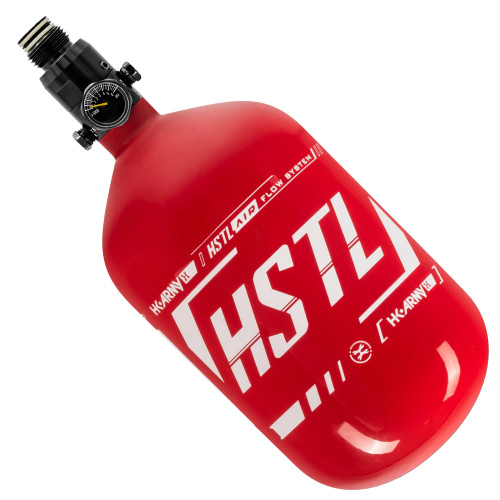 HSTL Carbon Fiber Tank - 68ci / 4500psi - Red/White
