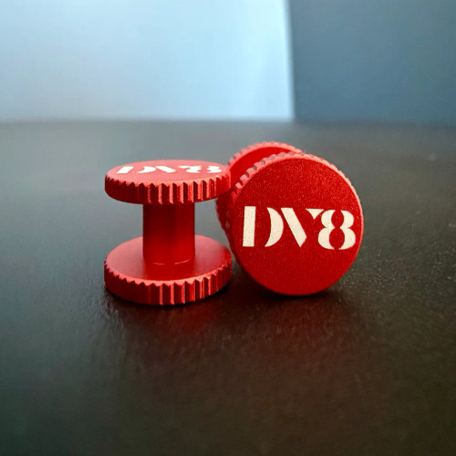 DV8 Aluminum Screws for JT Proflex - Red