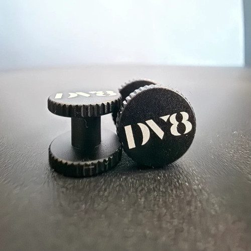DV8 Aluminum Screws for JT Proflex - Black