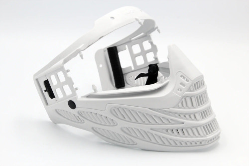 JT Flex 8 Paintball Mask - Face Mask Only White/White