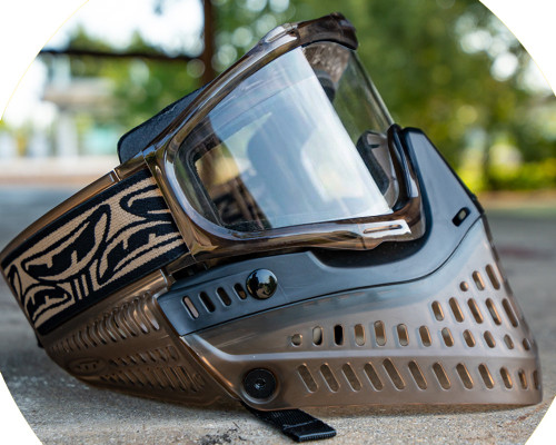 JT Paintball Goggle Proflex SE - ICE Dark Series - Doo Doo Brown