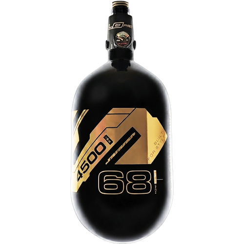JT Ultra Tank - 80ci - Black with Gold Mirror Graphics