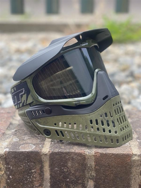 Olive Sandbaggers Marbled JT Proflex Goggles Side View
