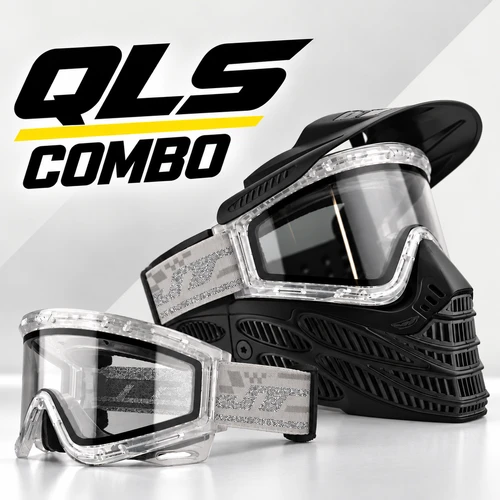 JT Paintball Flex 9 Goggle - Vadar Black - Clear Quick Change Lens Combo
