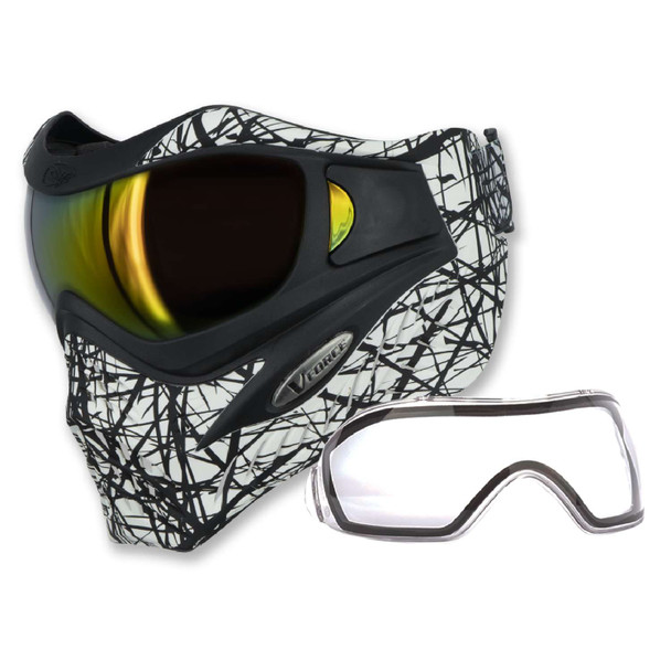  V Force Grill SE Goggle - Webbing (White / Black Lines)