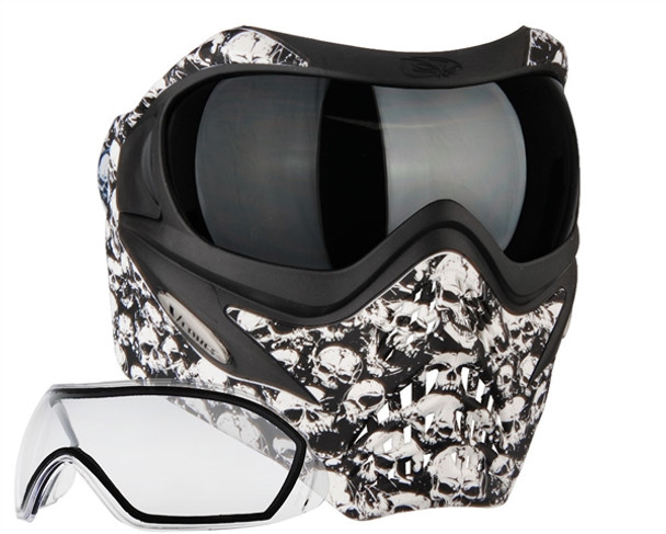 V Force Grill SE Goggle - Catacomb (White / Skulls)