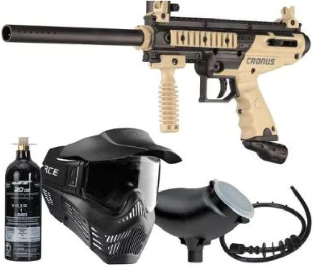 cronus paintball gun package, co2, and goggle on sale cheap