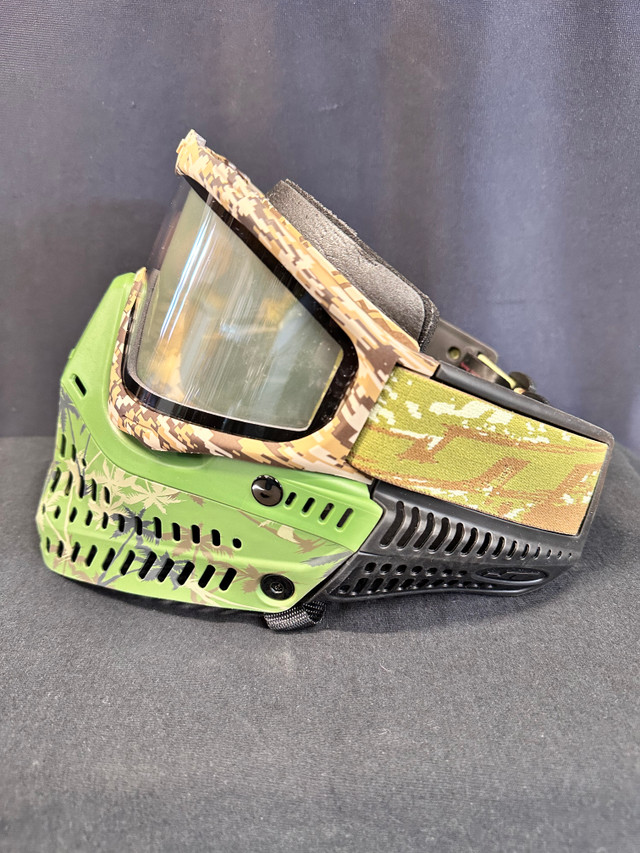 Masque De Paintball JT Proflex Personnalisé Sur Mesure, Sangle Et Cadre Teint, Rare