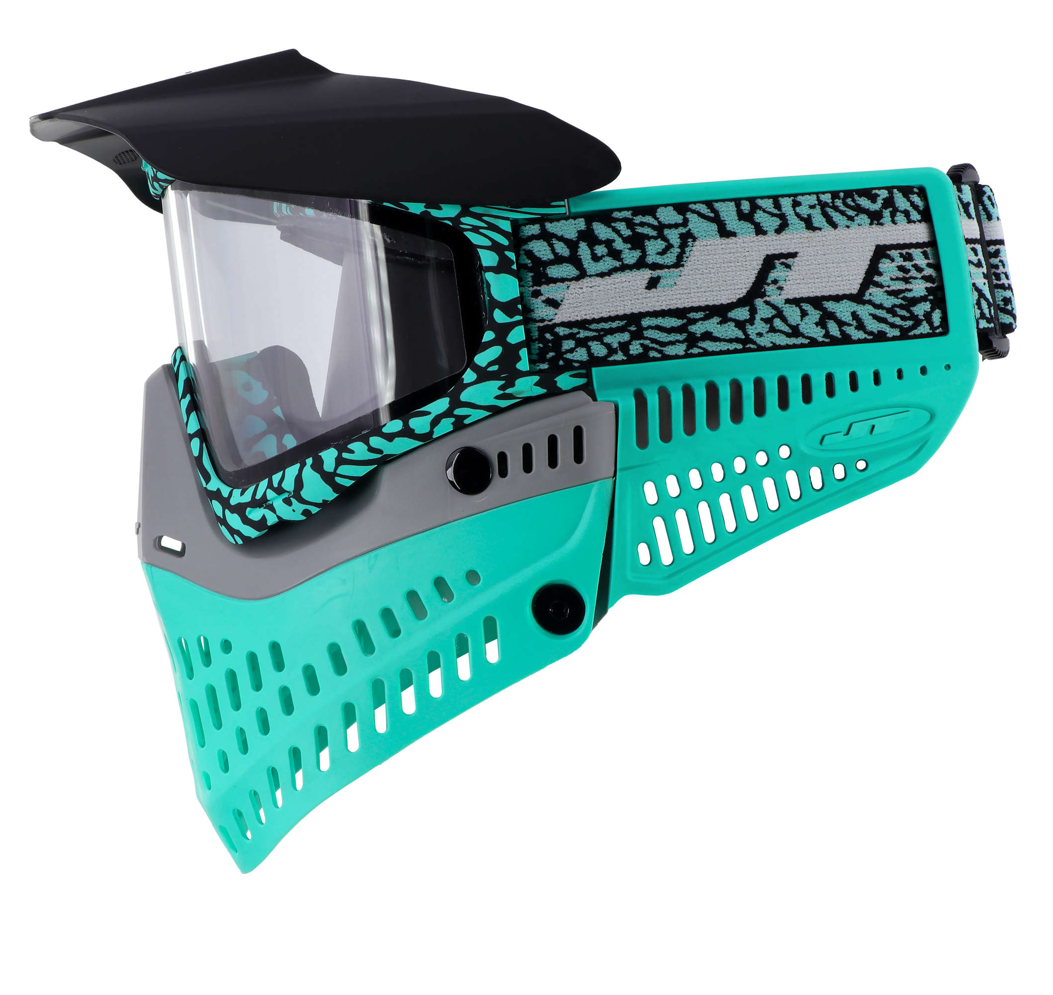 JT Paintball LE Mastodon ProFlex Goggle - Aquamarine/Grey +Bonus
