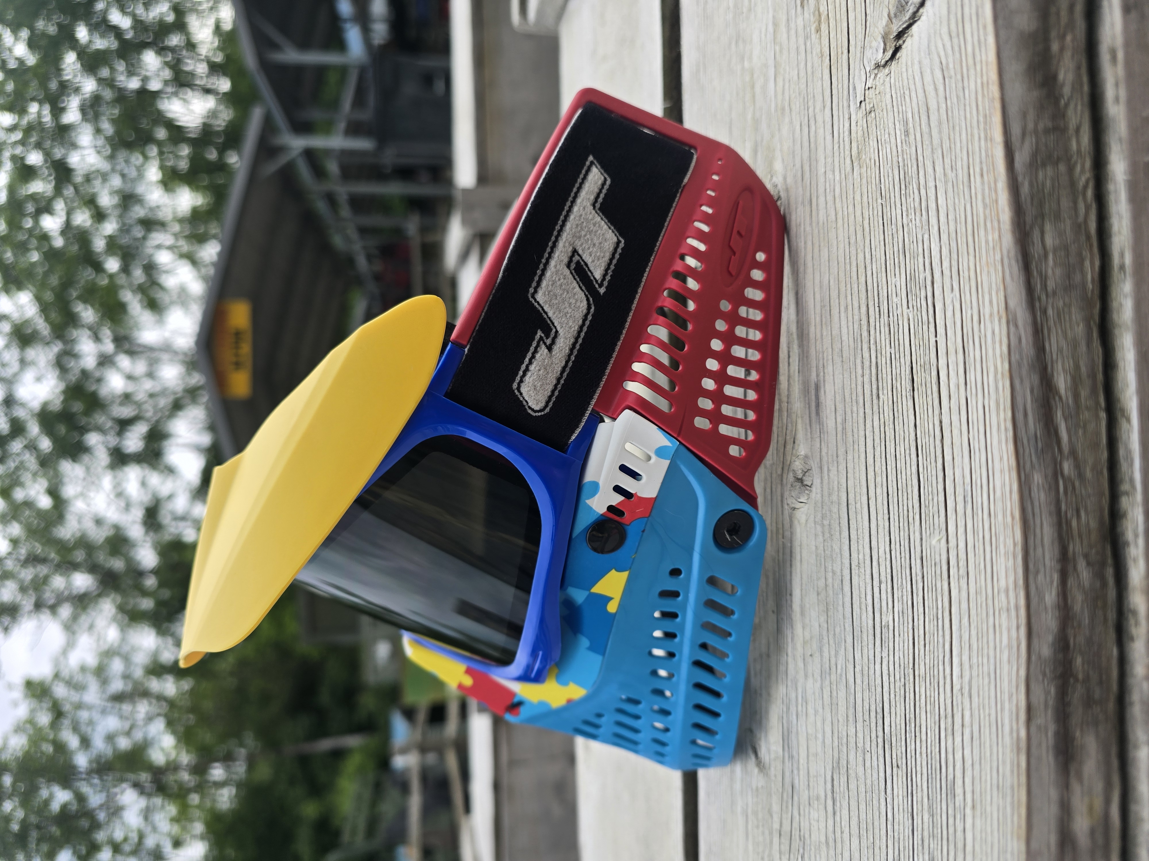 JT Proflex Goggle Custom Build - Autism Awareness Build 157