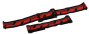 JT woven strap black red flow logo