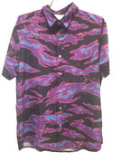 Men's JT Button Down Shirt - Cotton Candy Camo 