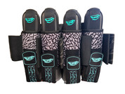 JT Swift 4+7  Paintball Harness - Black/Teal Mastodon