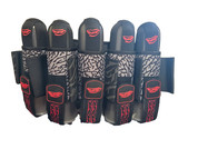 JT Swift 5+8  Paintball Harness - Black/Red Mastodon