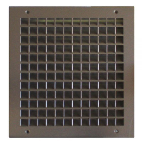 24" x 24" Celosía de Puerta Tipo Y Invertida, Resistente a Huracanes, Color Bronce