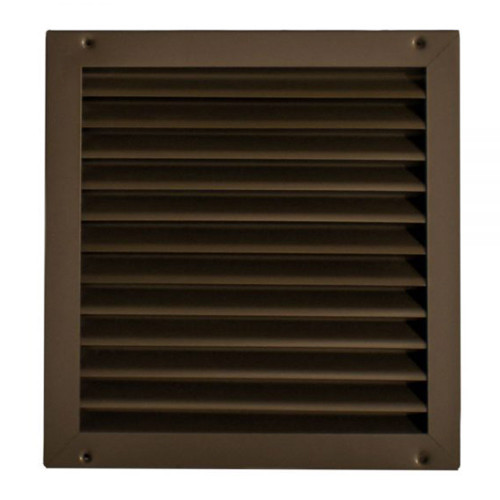 18" x 12" Celosía con Aspas en Y Invertida y Malla de Aluminio