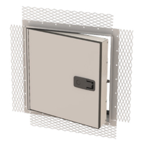 14" x 14" Panel de Acceso Exterior Súper Aislado con Malla Expandida - Aluminio