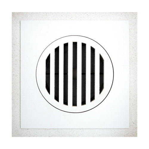 5" Invisagrille Cubierta Redonda Suministro al Ras Desmontable