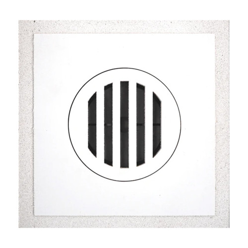 4" Invisagrille Cubierta Redonda Suministro al Ras Desmontable