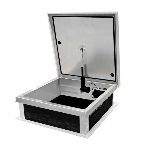 Trampilla de Techo de Aluminio con Actuador Eléctrico
