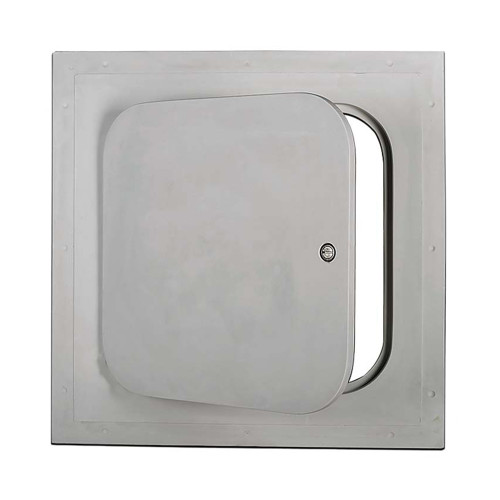 Panel de Acceso de Cemento Reforzado con Fibra de Vidrio con Esquina Redondeada - Con Bisagra