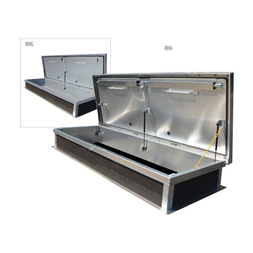 Trampilla de Acceso por Escalera de Servicio de Aluminio