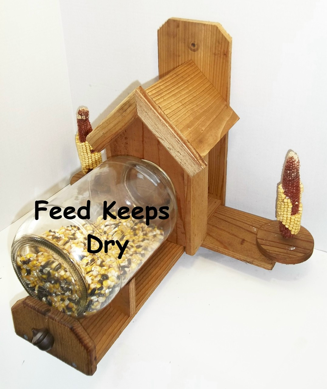 Squirrel Feeder With Dual Corn Holders Free Shipping Sporty Crafts
