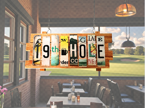 19th Hole Strip Sign