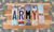 ARMY CUT LICENSE PLATE STRIP SIGN