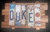 DUKE Cut License Plate Strip Sign