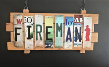 FIREMAN STRIP SIGN - Sporty Crafts