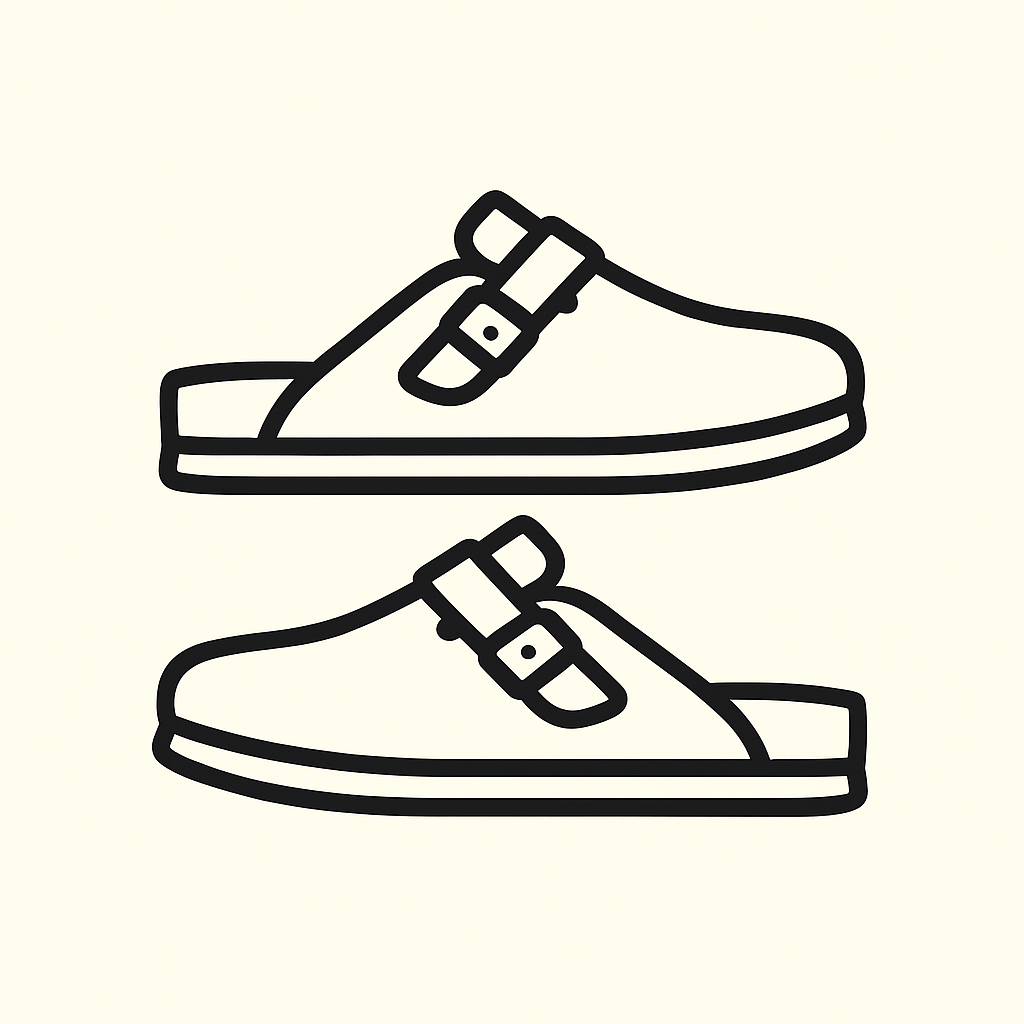 Birkenstocks Bostons