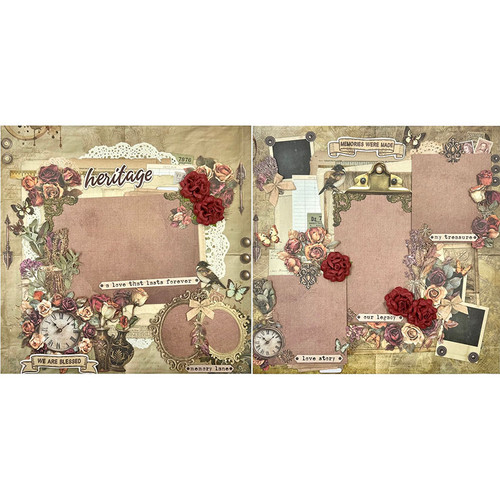 Nostalgic Memories 2-Page Layout with Kreative Kreations