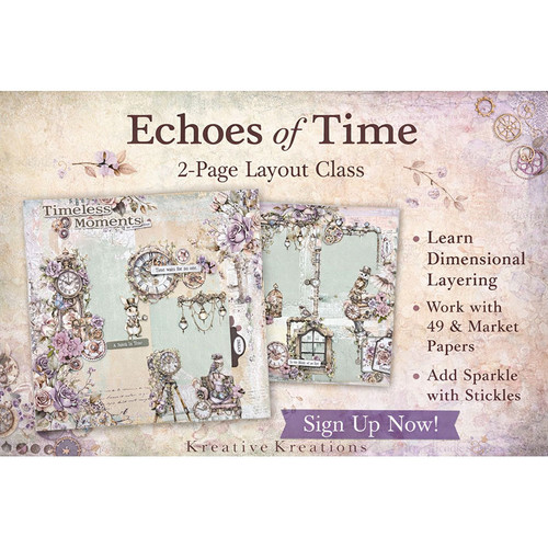 Echoes of Time 2-Page Layout-Kreative Kreations