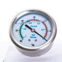 Helios Vacuum Oven Gauge/PSI Gauge 60mm - 30 Hg 0 - PSI Replacement