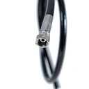 1M Braided Black PVC Coated Non Kink Hoses