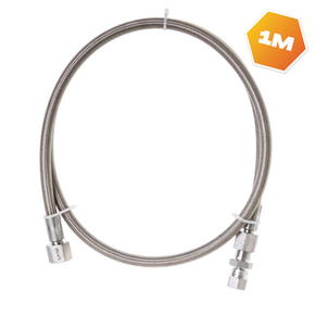 1M Stainless Steel Braided Hose Nitrogen Connection Kit For Diamond Miners