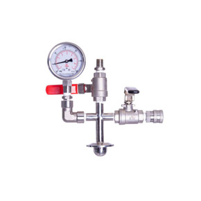 Solvent Inlet Cross 1.5" Closed Loop - 1/4" Nitrogen Assist Port Solvent Inlet Cross 1.5" Closed Loop - 1/4" Nitrogen Assist Port
