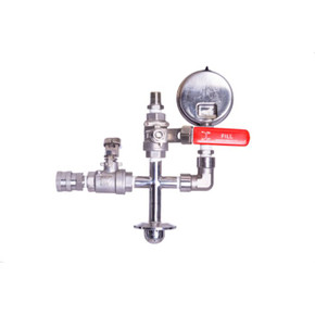 Solvent Inlet Cross 3" Closed Loop - 1/4" Nitrogen Assist Port Solvent Inlet Cross 3" Closed Loop - 1/4" Nitrogen Assist Port