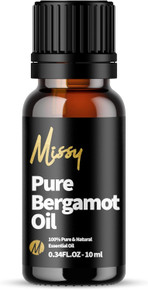 Missy Bergamot Essential Oil, 100% Pure & Natural, Aromatherapy Grade - 10ml Dripper Bottle