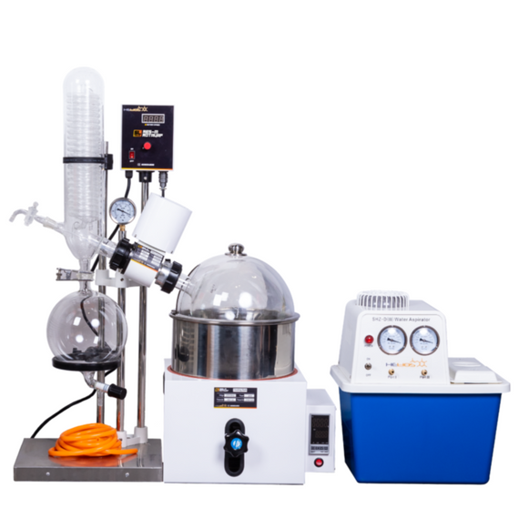 Rotary Evaporator 5L Manual Kit with 15L Recirculating Water Pump