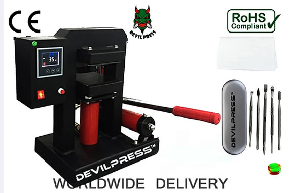 S15 Devil Press Hydraulic 10 ton Dual Heating Plates Press