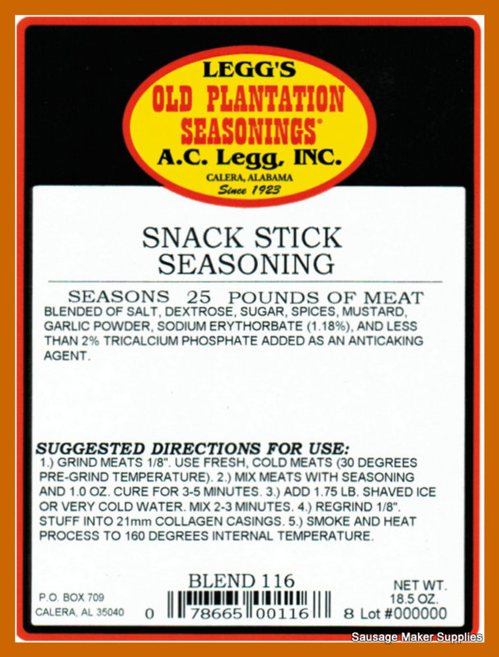 A.C. LEGG #116 - Snack Stick  Blend
